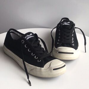 Vintage Jack Purcell Converse Classic Black Canvas Sneakers women’s 7.5 men’s 6